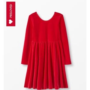 Hanna Andersson Velour Skater Dress